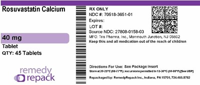 Mm2 (Rosuvastatin Calcium 40mg 70518 3651 01)